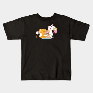 Wanna eat cake and make a contract? Kids T-Shirt